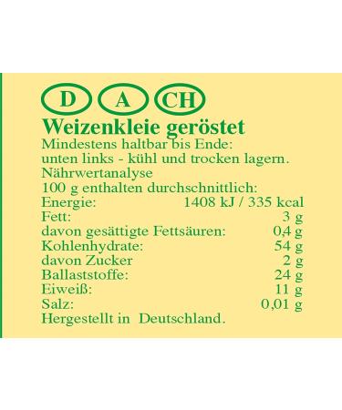 Buy Seitenbacher Wheat Bran - Pack of 12 (12 x 250g) | International Shipping Available - Buy Online on GoSupps.com