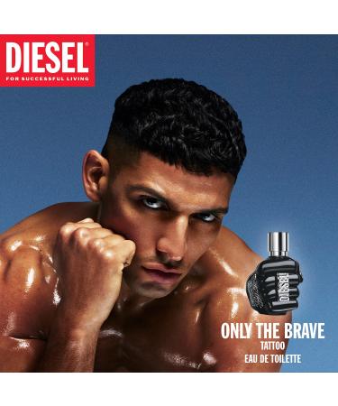 Diesel Only The Brave Tattoo Eau de Toilette for Men Woody With Notes of Apple Spicy Bourbon Pepper & Tobacco 1.7 Fl. Oz. 1.7 Fl Oz (Pack of 1) - Buy Online on GoSupps.com