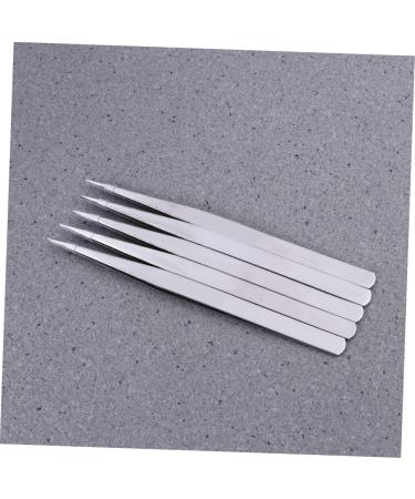 minkissy Tweezers Straight Thick Grade Stainless Steel Tool Sewing Clip Sewing Tool Tweezers Eye Sewing - Buy Online on GoSupps.com