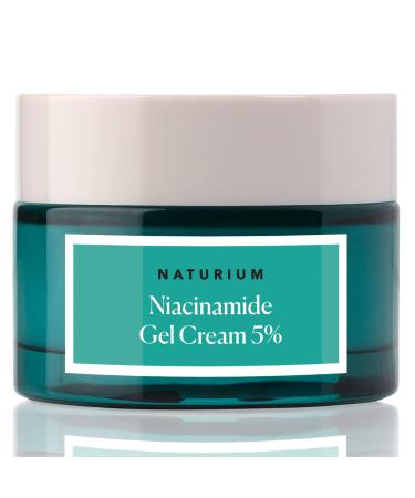 Niacinamide Gel Cream 5% - 1.7oz from Naturium - Zinc face moisturizer serum - Anti Aging Skin Care for dark spots, dry skin, wrinkles, acne - Hyaluronic Acid Vitamin B3 minimizes pores