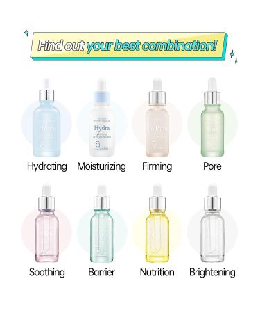 9wishes Hydra Face Ampoule Serum 0.85Fl. Oz | Coconut Water & Hyaluronic Acid Serum | Soothing Calming Ultra Moisturizer | Hypoallergenic Skincare - Buy Online on GoSupps.com