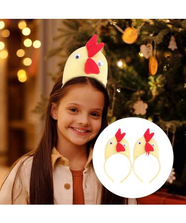 ABOOFAN Yellow Chick Rooster Headband for Kids & Adults - Easter Animal Hair Hoop - Buy Online on GoSupps.com