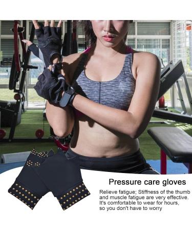 Pressure Care Gloves - Anti Slip Half-Finger Silicone Joint Relief Gloves Breathable Health Care Gloves Rehabilitation Training Gloves Suitable for Indoor Health Care Pintle - Buy Online on GoSupps.com