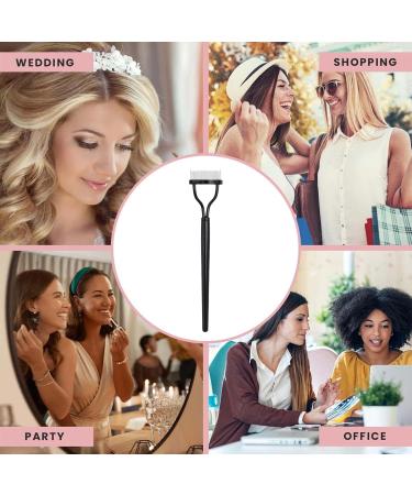 Metal Eyelash Comb - Eyelash Separator Tool | Grooming Eyelash Separator | Mascara Separator | Curler Eyebrow Brush | Lash Separator | Professional Eye Makeup Tools for Women and Girls Black - Buy Online on GoSupps.com