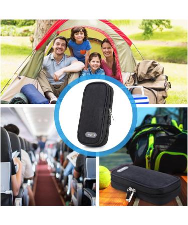 Insulin Cooling Bag with 2 Cooling Packs - Safe & Cold Diabetes Accessories for Travel | YouShares 03 Black - Buy Online on GoSupps.com