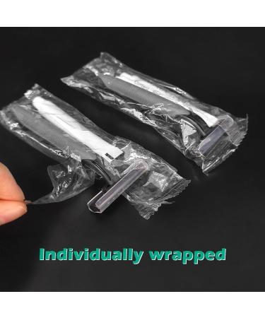 200 Pack Kheoxusa Twin Blade Disposable Razors - Individually Wrapped for Men & Women | Perfect for Travel Hotels Airbnb & More - Buy Online on GoSupps.com