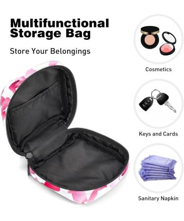 GIAPB Pink Petals Period Storage & Travel Bag - Sanitary Napkin Pouch & Makeup Organizer - Buy Online on GoSupps.com