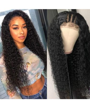 Buy 20-Inch Front Lace Human Hair Wig - Curly 150% Density Brazilian Remy Hair for Women - International Shipping Available - Buy Online on GoSupps.com