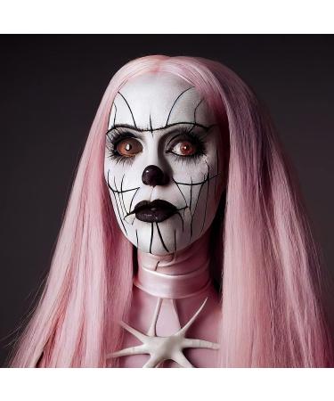 Professional Halloween Makeup Kit for Adult Cosplay - Ghost & Skeleton Special Effects SFX Paint in Black & White - Buy Online on GoSupps.com