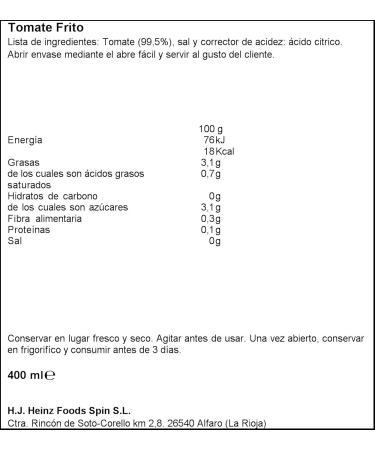 Orlando - Natural shredded tomato 400g box - Pack of 6 - Buy Online on GoSupps.com