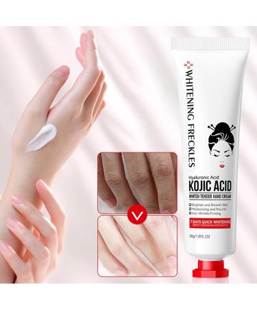 Kojic Acid Hand Cream Kojic Acid Cream Kojic Acid Cream for Hands Moisturizing Nourishing Hydrating Hand Creams Improve Dry Smoothing Skin Beauty Hands Winter Skin Care (1) - Buy Online on GoSupps.com