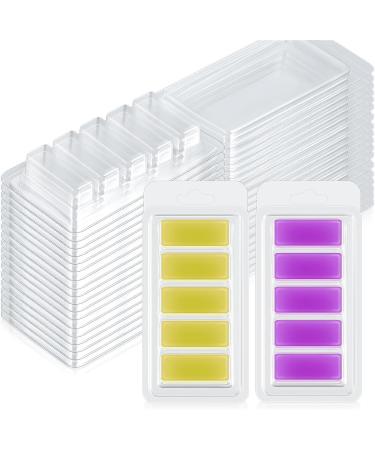 Goovafur Wax Melting Containers - 100 Empty Candle Containers for Homemade Wickless Cake Candles | Premium Wax Melting Packaging - Buy Online on GoSupps.com