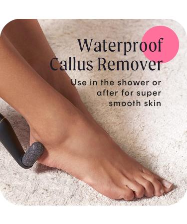 Cosmopolitan Electric Foot File Callus Remover for Feet Hard Skin Remover Foot Scraper Dead Skin Remover for Feet Safe Pedicure Tool for Women or Men Dual Speed with 360 Rotation Waterproof - Buy Online on GoSupps.com