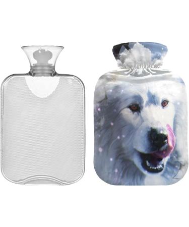Naanle 2L Hot Water Bottle with Abstract 3D Dog Cover | Heat & Cold Therapy for Back Pain Relief Hand & Foot Warmer - Buy Online on GoSupps.com