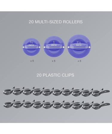 INFINITIPRO BY CONAIR Ceramic Flocked Hot Roller Set - 20 Hair Rollers with Cord Reel - Buy Online on GoSupps.com