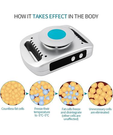 UZQFSGXA Electric Body Sculpting Massager Freezing Lipo Massage Machine for Fat Removal with Treatment Area 98*98mm and Time 1-30min Temperature -5 5 No Recovery Period - Buy Online on GoSupps.com