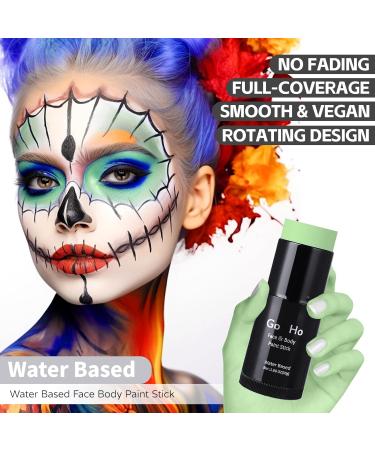 Go Ho Green Face Paint Stick - 1.06 Oz Non-Toxic Washable Body Paint for Halloween SFX Cosplay - Buy Online on GoSupps.com