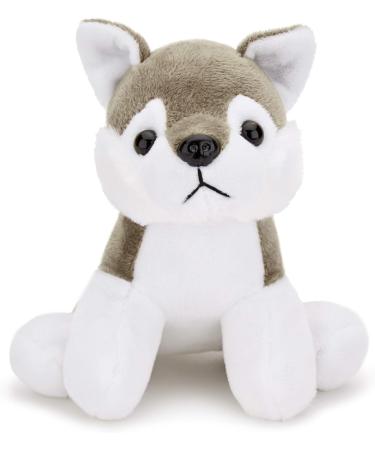 Zappi Co Children's Soft Cuddly Plush Toy Animal - Wolf - 12-15cm - Perfect Snuggly Playtime Companion - Buy Online on GoSupps.com