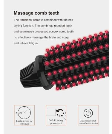 Mini Collapsible Hair Curler Brush: Tangle-Free, Temperature Control, Dual Voltage Travel-Friendly Tourmaline Ceramic Ionic Hot Styling Wand (Black) - Buy Online on GoSupps.com