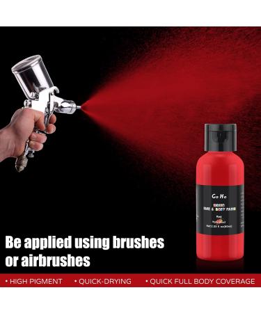Go Ho Makeup Liquid Body Paint (2.1 oz) - Red Water Based Face & Body Paint for Special FX, Cosplay & Halloween - Buy Online on GoSupps.com