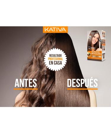 Kativa Keratin & Argan Oil Brazilian Straightening Kit - Smooth, Frizz-Free Hair - Buy Online on GoSupps.com