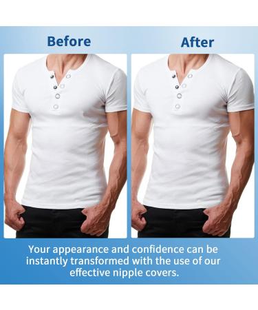 Nipple Covers for Men - 50 Pairs 1.38" Anti-Chafing Clear Tape for Running - Nipple Protection Bandaids - Buy Online on GoSupps.com