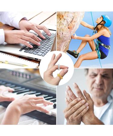 ZDF 25-Piece Finger Massage Rings - Spiky Sensory Stress Reducer Acupressure & Osteoarthritis Relief - 5 Color Options - Buy Online on GoSupps.com