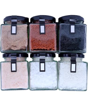 DAMUNE Sels Gourmet: Sel noir Hawaii (200g) Sel rouge Alaea Hawaii (200g) Flocons de sel de Chypre (100g) Fleur de Sel Delta de l'Ebre (150g) Sel Kala Namak (200g) et Sel rose (200g) - Buy Online on GoSupps.com