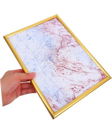 minkissy 1pc nail display board magnet frames Manicure Holding Frame Display Polish Board fake magnet display board for magnets Nail Art Holding Rack magnetic wooden pallet sample holder 30.5x21.5cm Golden - Buy Online on GoSupps.com