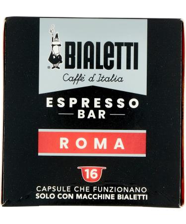 Bialetti Caff d'Italia Roma Capsule Espresso Gusto Intenso 16 Capsule (Lot de 2) - Buy Online on GoSupps.com