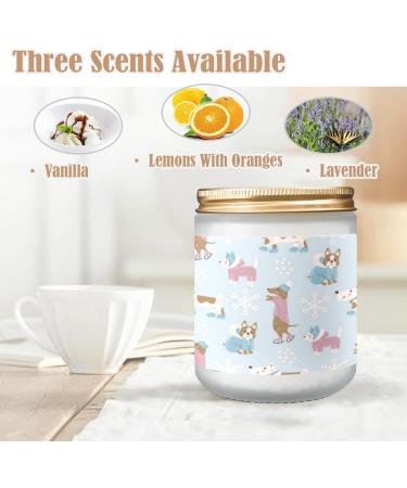 Orange Lemon Scented Candles - Aromatherapy Jar Candles Gift Set for Women | 7 oz Long Lasting Birthday Gifts for Winter - Buy Online on GoSupps.com