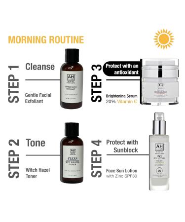 AHWellnessMD Vitamin C Face Serum with Hyaluronic Acid Best Anti-Aging Serum for Sensitive Skin Dark Spots & Fine Lines 1.7oz - Buy Online on GoSupps.com