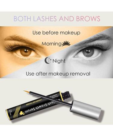 Premium Eyelash Growth Serum - 5ml | Enhances, Thickens, and Lengthens Lashes | Cruelty-Free - Buy Online on GoSupps.com