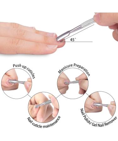 Magic Skin Cuticle Pusher Cuticle Nipper Stainless Steel Cuticle Trimmer Cuticle Remover Tool Set for Fingernails and Toenails Pedicure Manicure Tools set - Buy Online on GoSupps.com