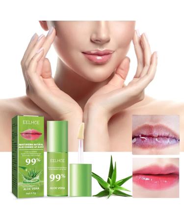 Color Lip Gloss - Nourishing Lip Moisturizer with Aloe - Lip Lifting Lip Gloss Powerful Lip Plumping Oil Prevents Dubbulon Lips - Buy Online on GoSupps.com