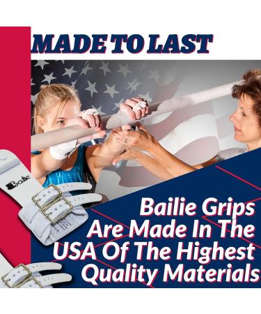 Bailie Uneven Bar Grips for Girls Gymnastics - (Dowel Grip  Double Buckle) - Standard Width Womens Gymnastic Grips for Competitive Gymnasts  Bundled with Covey Bag 1 (6"-6.5") - Buy Online on GoSupps.com