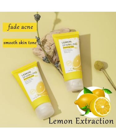 Lemon Exfoliating Gel Lemon Peeling Gel Vitamin C Face Scrub Soft your Skin & Remove Dead Skin Natural Face Scrub Exfoliator for Blackhead Mild Face Exfoliator Scrub for Radiant Skin Face & Body &Knee - Buy Online on GoSupps.com