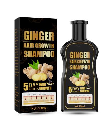 Ginger Shampoo Ginger Hair Growth Shampoo Anti Hair Loss Shampoo Natural Organic Ginger Shampoo Promotes Hair Growth Anti-dandruff & Anti-itching Ginger Shampoo for Hair Loss Women Men (1pcs)