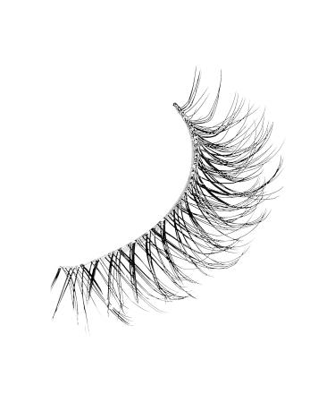 KISS Natural False Eyelashes - 12mm Contact Lens Friendly Easy Apply & Reusable Strip Lashes - Buy Internationally - Buy Online on GoSupps.com
