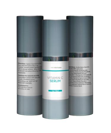 Pure Health Pro Skincare - Vitamin C Serum - Brighten Complexion - Age-Defying Facial Serum - Reduce Appearance of Skin Discolorations Hyperpigmentation Dark Spots Dark Circles - Promote Collagen - Buy Online on GoSupps.com