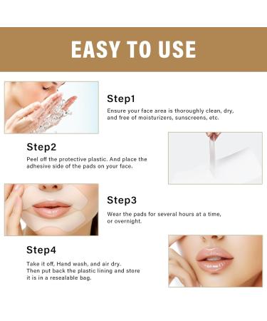 Buy Lip Lift Anti-Wrinkle Patches | Smooth Smile Lines & Fine Lines Fast - Gold Silicone Lip Mask - Buy Online on GoSupps.com