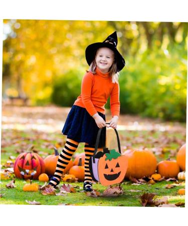 ABOOFAN 4pcs Halloween Candy Bag Decor Halloweengift Bags Adorable Cartoon Bag Child Pumpkin Portable - Buy Online on GoSupps.com