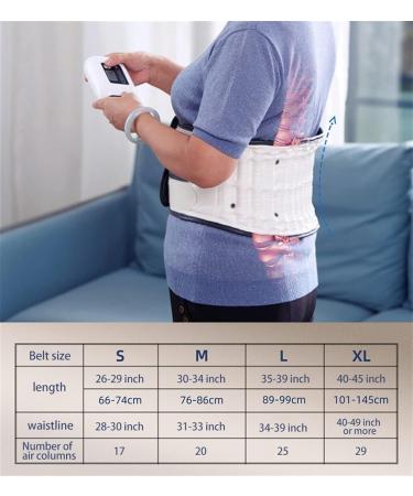 Decompression Back Belt | Lumbar Support & Pain Relief | Automatic Size L - Buy Online on GoSupps.com