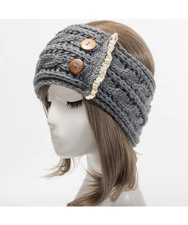 amangul Women Girl Hair Band Headwraps rochet Knitting Woolen Headbands Winter Bohemia - Buy Online on GoSupps.com