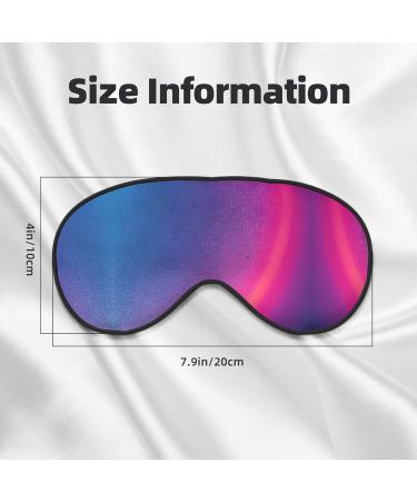 Buy SSIMOO Abstract Geometric Soft Sleep Eye Mask | Female Breathable Eye Patch for Travel & Relaxation - Black - Buy Online on GoSupps.com