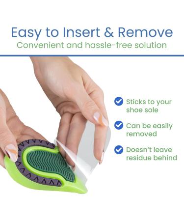Gel Heel Cups for Pain Relief - Heavy Duty Cushions for Plantar Fasciitis & Flat Feet - Shock Absorbing Shoe Inserts for Men 8.5-10.5 Women 9-12 - Buy Online on GoSupps.com