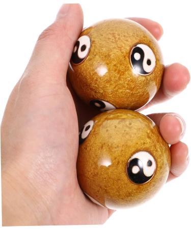 Buy Aboofan 2-St Massage Globe Baoding Balls | Cloisonn Iron Ball Hand Exercise & Meditation Tool | International Shipping - Buy Online on GoSupps.com