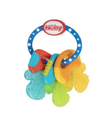 Nuby IcyBite Keys Teether - Soothing Blue Teether for 3+ Months - Buy Online on GoSupps.com
