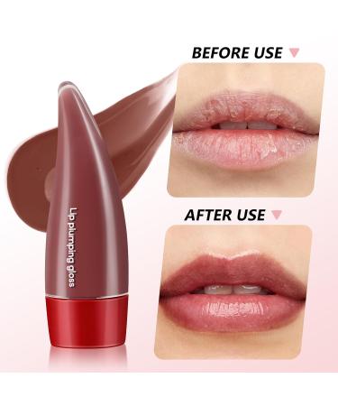 Buy #003 Plumping Lip Gloss & Lip Oil - Highly Pigmented Non-Sticky Long-Lasting Moisturizing Lip Balm | International Shipping Available - Buy Online on GoSupps.com