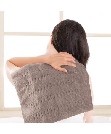 GOQOTOMO-HF-P Fast Heating Pad for Pain Relief - Moist/Dry Heat Therapy for Back/Waist/Abdomen/Shoulder/Neck Cramps - Auto-Off Feature - Buy Online on GoSupps.com